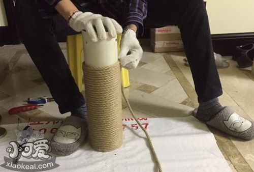 自制貓爬架教程11