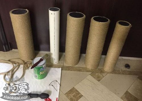 自制貓爬架教程12