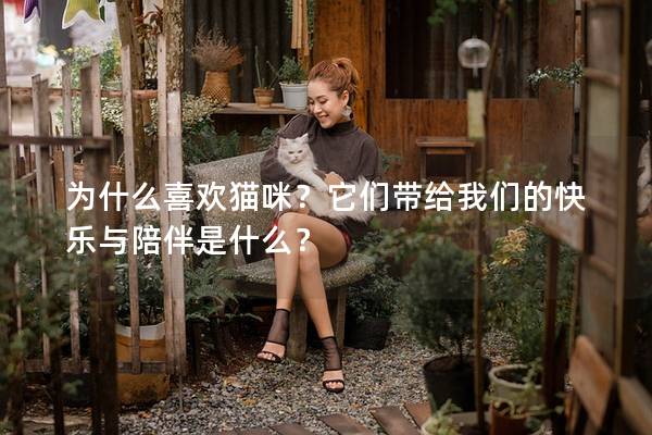 為什么喜歡貓咪?它們帶給我們的快樂與陪伴是什么? 為什么喜歡貓咪?它們帶給我們的快樂與陪伴是什么?
