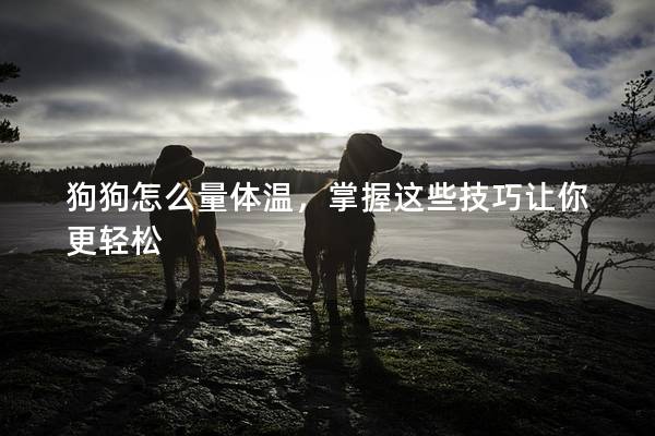 狗狗怎么量體溫,掌握這些技巧讓你更輕松 狗狗怎么量體溫,掌握這些技巧讓你更輕松