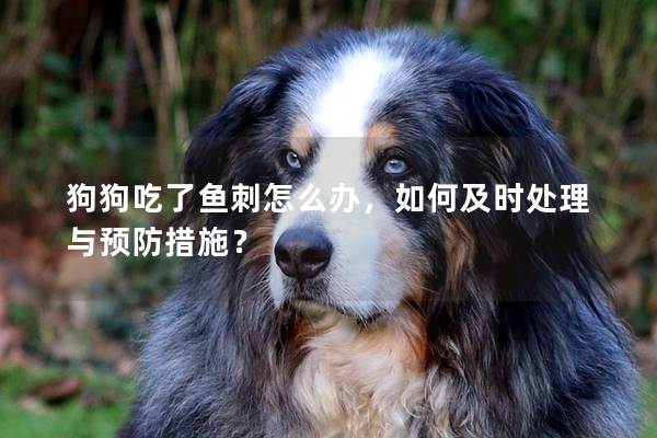 狗狗吃了魚刺怎么辦，如何及時處理與預防措施？