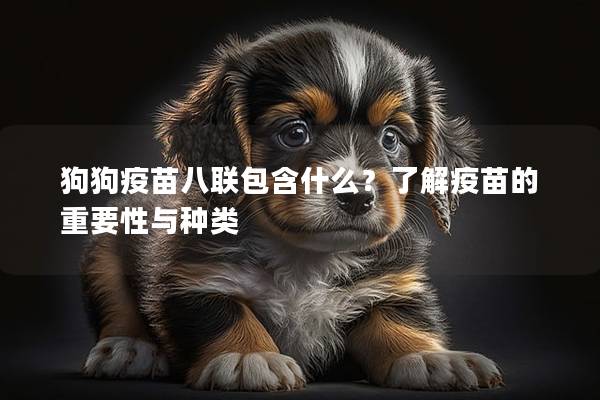 狗狗疫苗八聯包含什么？了解疫苗的重要性與種類